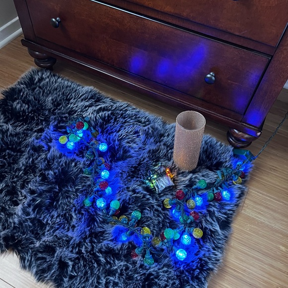 Holiday lighting bundle Christmas glitter candle holder & string lights - Picture 12 of 12